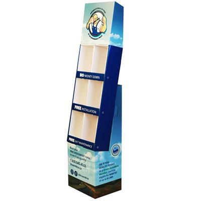 Three-layered Corrugated Paper Display Rack For Books