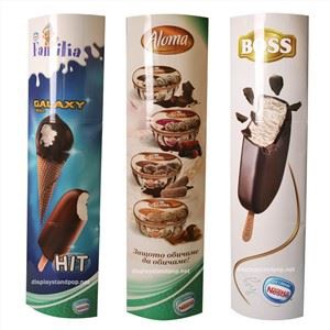 Totem Display Stand Advertising Foldable Paper Printing Free Standing