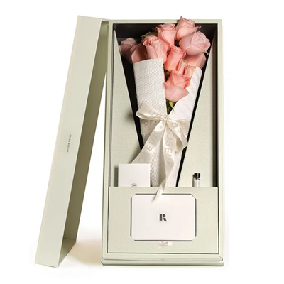 Valentine's Rose Flower Packaging Paper Gift Box