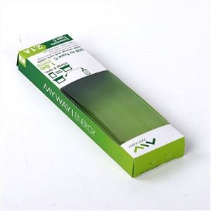 USB Charge And Cable Packaging Box Cheap Electronic Products Packing Window Paper Box