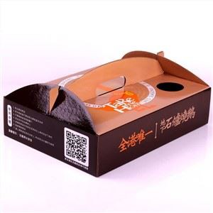 Wholesale Custom Creative Fried Chicken Burger Disposable Takeaway Food Lunch Box Portable Carton Box Can Add Logo