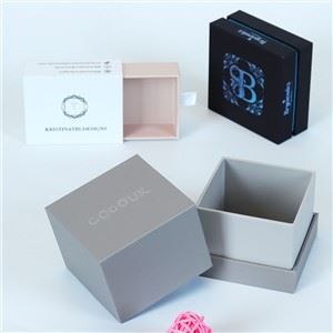 Custom Luxury Rigid Cardboard Gift Lid And Base Paper Box