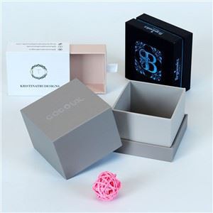 Custom Luxury Rigid Cardboard Gift Paper Box Lid And Base Box